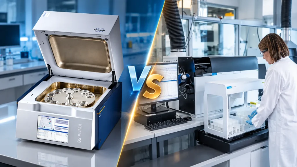 مقایسه XRF و ICP
